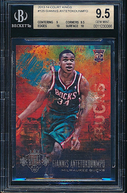 Giannis Antetokounmpo Court Kings Rookie Card