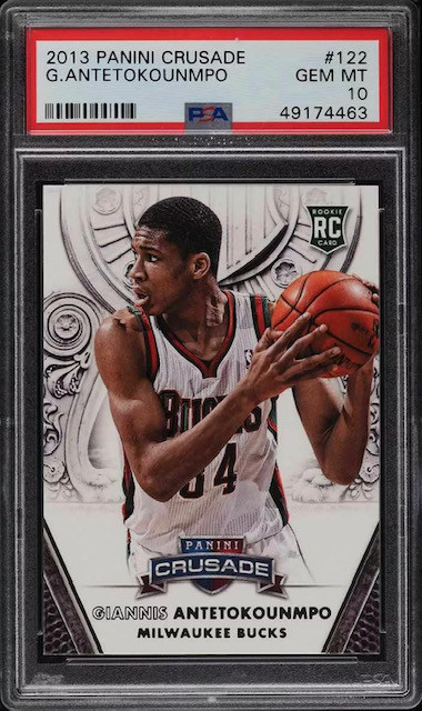 Giannis Antetokounmpo Crusade Rookie Card