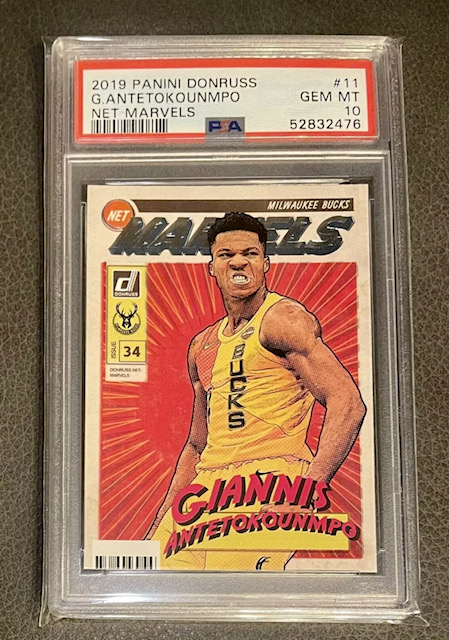 2019-20 Giannis Antetokounmpo Donruss Marvels