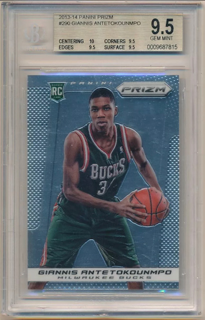 Giannis Antetokounmpo Panini Prizm Rookie Card