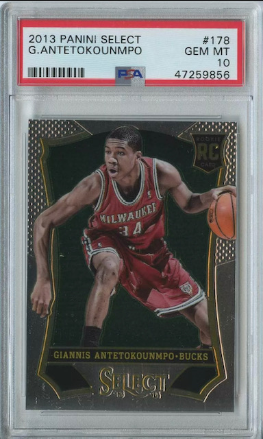 Giannis Antetokounmpo Select Rookie Card