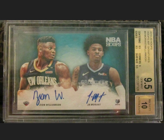 Zion Williamson & Ja Morant Art Signatures