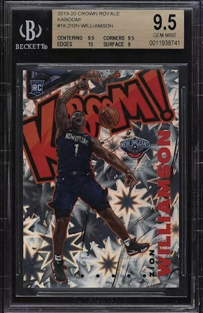 Zion Williamson Kaboom Rookie
