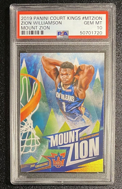 Zion Williamson Panini Court Kings Mount Zion