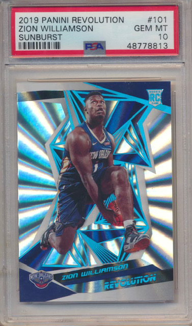 Zion Williamson Panini Revolution Sunburst