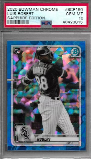 2020 Bowman Chrome Sapphire Luis Robert