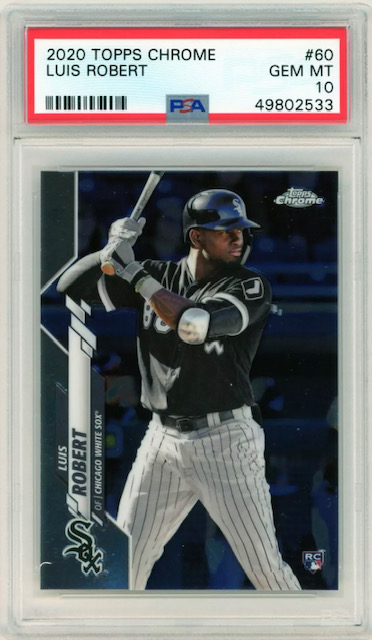 2020 Topps Chrome Luis Robert Rookie Card