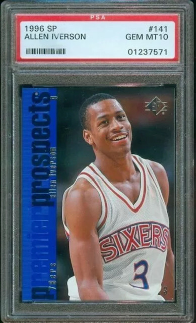 Allen Iverson SP Rookie Card