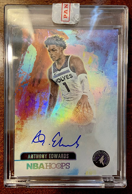 Anthony Edwards Art SIgnatures Rookie