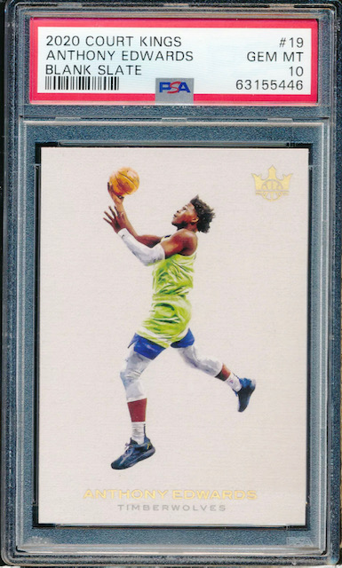 Anthony Edwards Court Kings Blank Slate Rookie