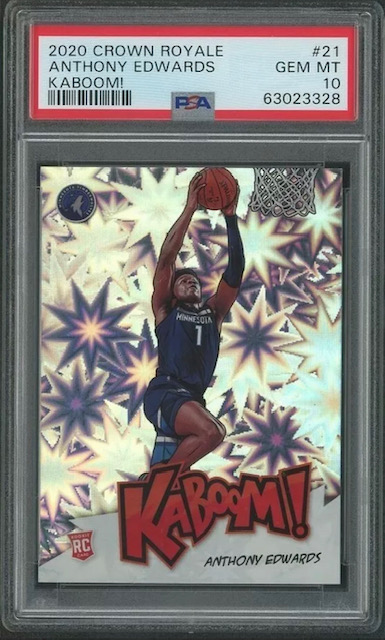 Anthony Edwards Kaboom Rookie