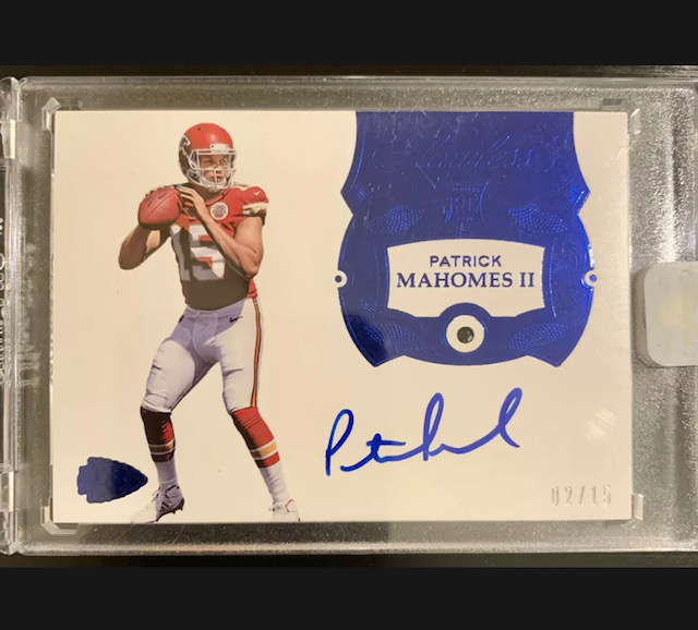 2017 Patrick Mahomes Panini Flawless Rookie Card