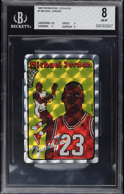 1985 Michael Jordan Prism Jewel Rookie
