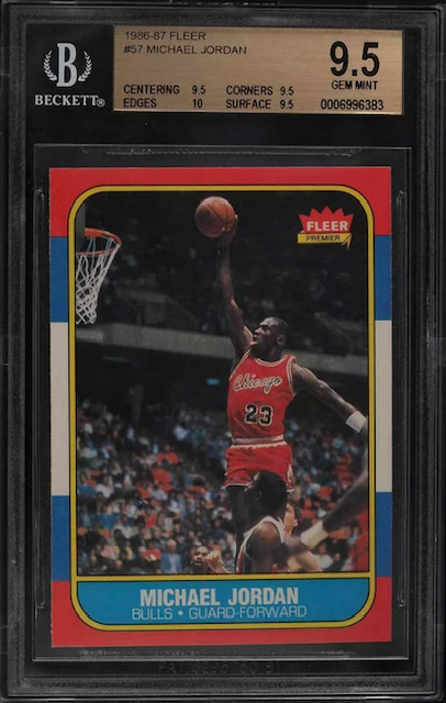1986 Michael Jordan Fleer Rookie