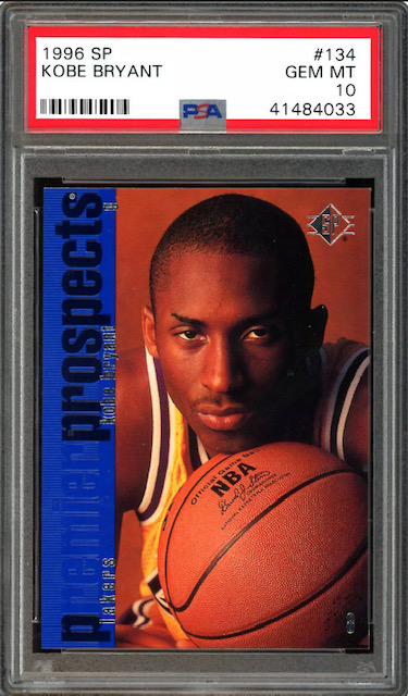 1996 Kobe Bryant SP Rookie Card