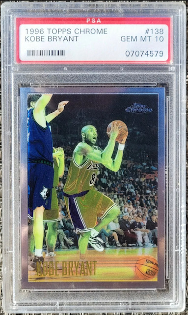 1996 Kobe Bryant Topps Chrome Rookie 1996 Kobe Bryant Topps Chrome Rookie