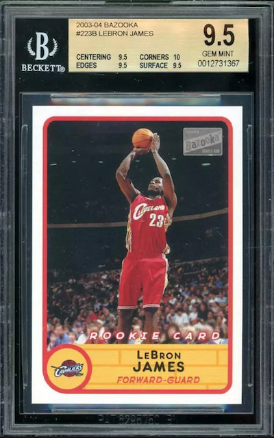 2003 LeBron James Bazooka