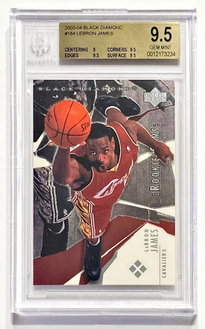 2003 LeBron James Black Diamond
