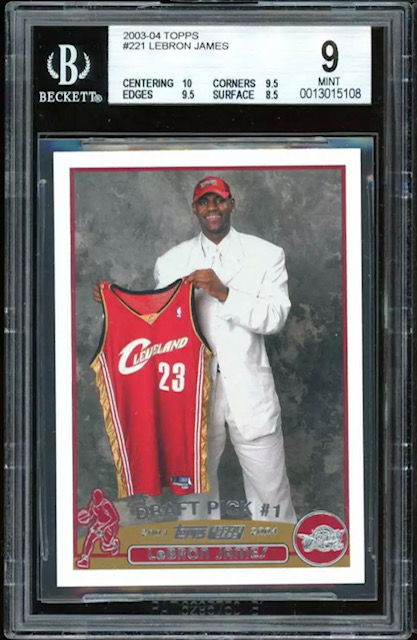 2003 LeBron James Topps
