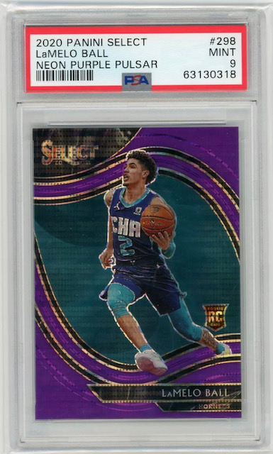 LaMelo Ball Select Neon Purple Pulsar Rookie