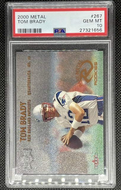 2000 Metal Tom Brady Rookie Card