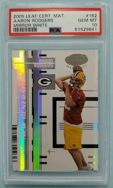 2005 Aaron Rodgers Leaf Certified Rookie 2005 Aaron Rodgers Leaf Certified Rookie