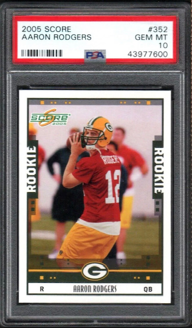 2005 Score Aaron Rodgers Rookie