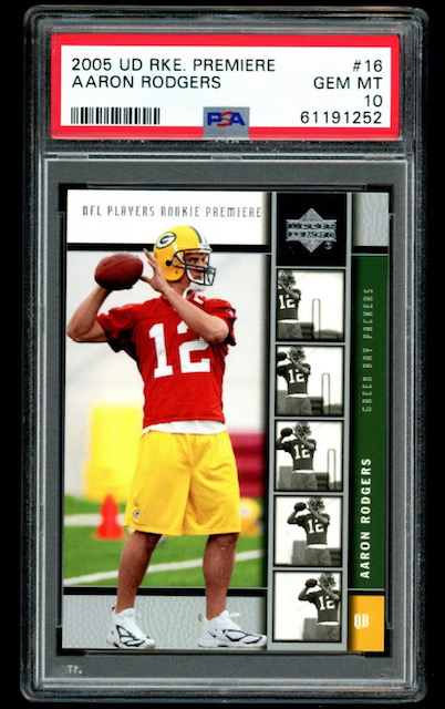 2005 Upper Deck Premier Aaron Rodgers Rookie