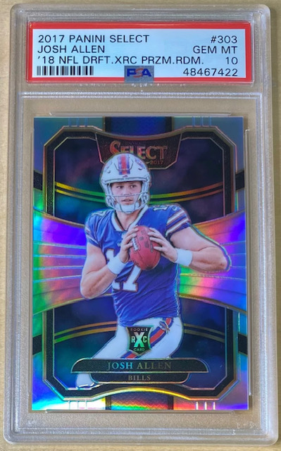 2017 Josh Allen Select XRC Rookie Card