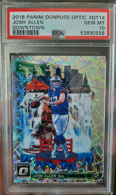 2018 Josh Allen Downtown Rookie Card