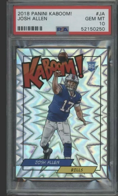 2018 Josh Allen Kaboom Rookie Card 2018 Josh Allen Kaboom Rookie Card