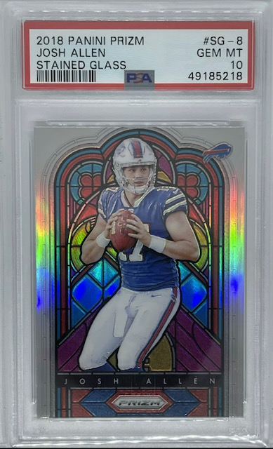 2018 Josh Allen Stained Glass Rookie Card