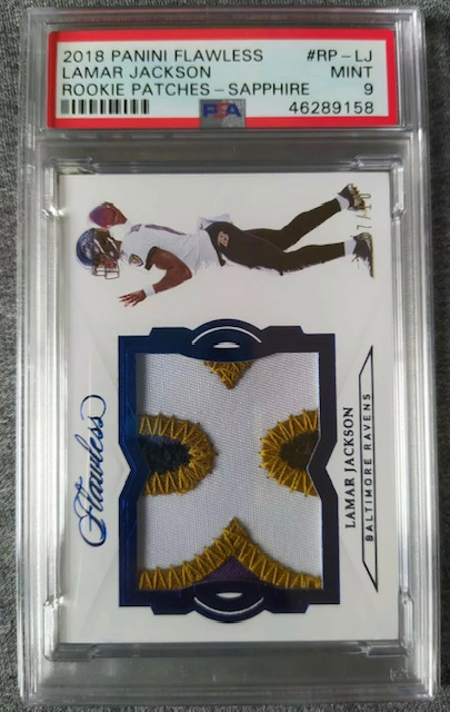 2018 Panini Flawless Sapphire RPA Rookie Card