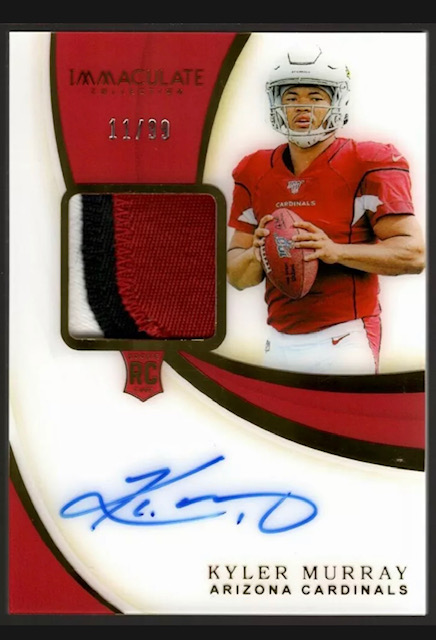 2019 Immaculate Kyler Murray Rookie