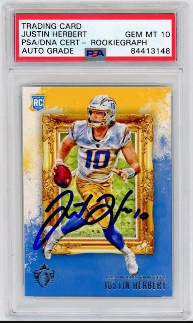 2020 Justin Herbert Chronicles Gridiron Kings Rookie