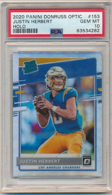 2020 Justin Herbert Optic Holo Rookie 2020 Justin Herbert Optic Holo Rookie