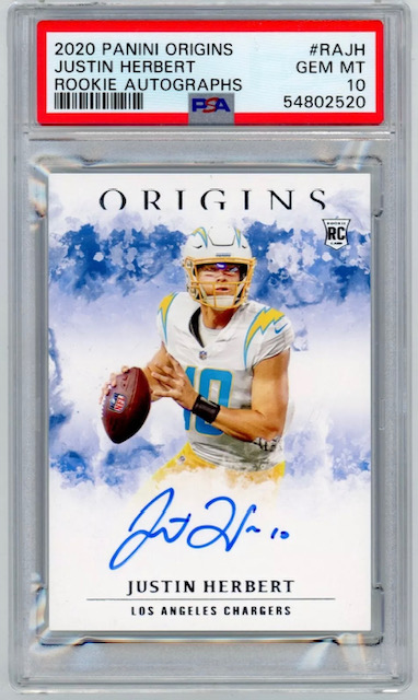 2020 Justin Herbert Origins Auto Rookie