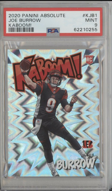 2020 Panini Absolute Kaboom Joe Burrow Rookie