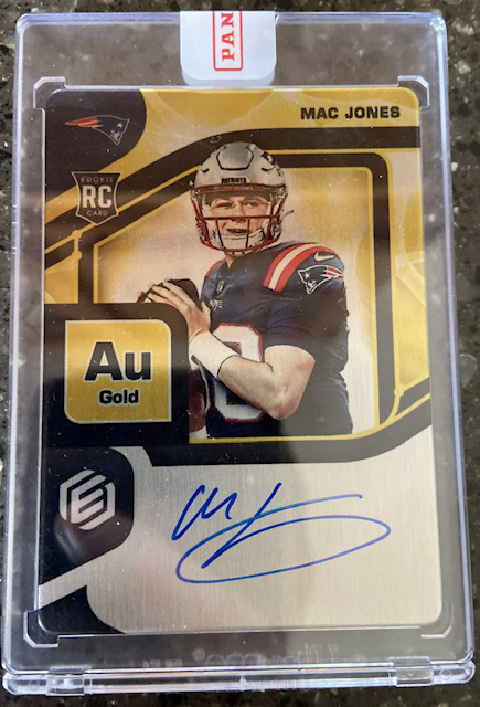 2021 Mac Jones Elements Gold Rookie