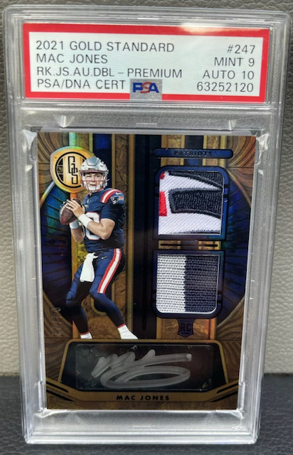 2021 Mac Jones Gold Standard Rookie