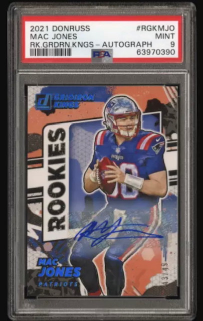 2021 Mac Jones Gridiron Kings Rookie