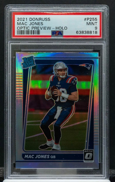 2021 Mac Jones Optic Preview Holo Rookie