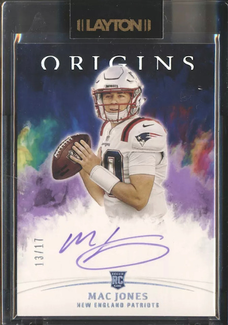 2021 Mac Jones Panini Origins Auto Rookie