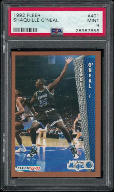 1992-93 Shaq Fleer Rookie Card