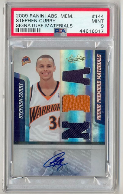 2009-10 Stephen Curry Absolute Memorabilia Rookie Card