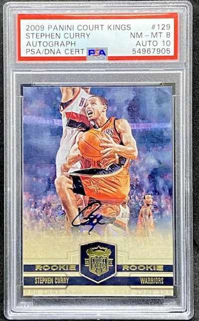 2009-10 Stephen Curry Panini Court Kings Rookie Card