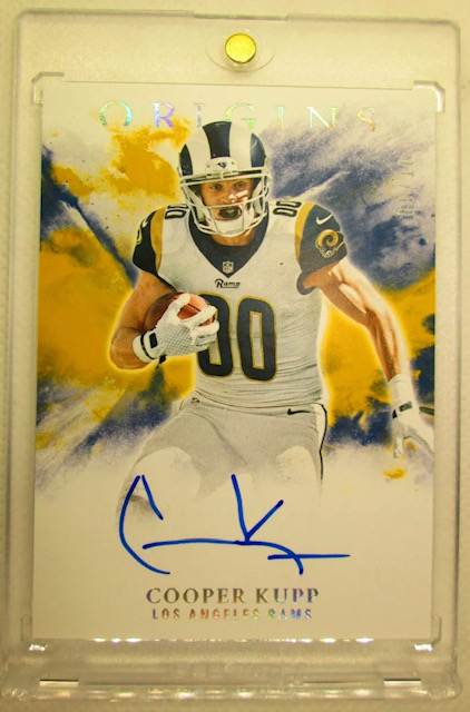 2017 Cooper Kupp Origins On-Card Auto Rookie Card