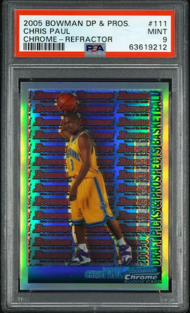 Photo of 2005 Chris Paul Bowman Chrome Refractor Rookie Card
