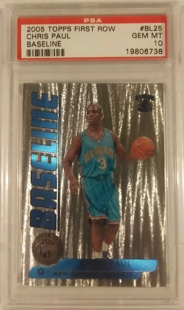Photo of 2005 Chris Paul First Row Baseline Rookie Card