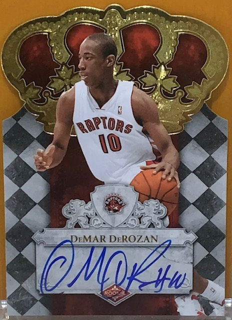 Photo of 2009 DeMar DeRozan Crown Royale Rookie Card